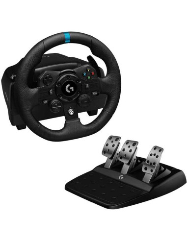 Logitech G923 Trueforce Juego de Volante y Pedales de Carreras Compatible con Xbox Series X/S, Xbox One y PC - LEDS Indicador RP