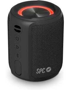 SPC Sound Powerpool Altavoz Portatil - 20 Horas de Autonomia - Tubo Compacto con Aro Luminoso - Potencia de 14W - Proteccion IPX
