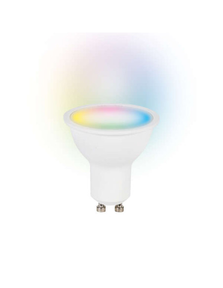 Ksix Pack de 2 Smartled Bombilla Inteligente - RGB-CCT - 5.5W - GU10