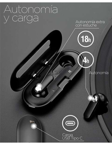 Ksix Leaf Auriculares Inalambricos con...