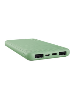 Trust Primo Powerbank 10000mAh - USB, Tipo C - Carga Rapida - Color Verde