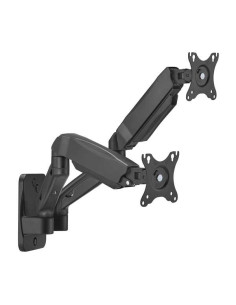Aisens Soporte de Pared PRO Contrapeso Giratorio e Inclinable para Monitor/TV 9kg (3 Pivotes - 2 Brazos) de 17-32 - Color Negro