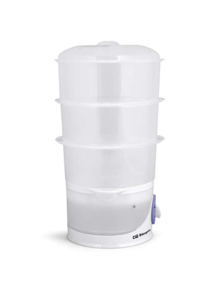 Orbegozo CO 4015 Vaporera Multifuncional - Cocina Saludable y Completa en un Solo Equipo - Temporizador de 60 Minutos - Capacida