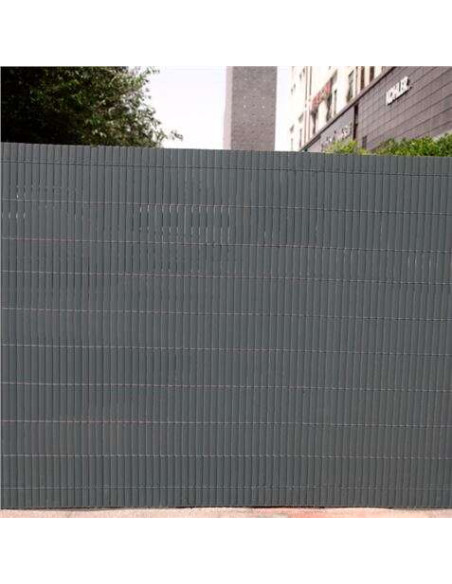 SunGarden Cañizo Plastico Doble Cara 2x3m - Color Gris Oscuro