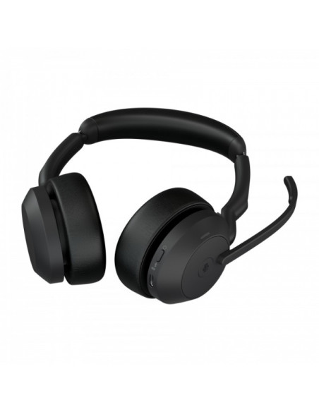 Jabra Evolve2 55 MS Stereo Auriculares con Microfono Bluetooth - Cancelacion de Ruido - Autonomia hasta 18h - Diadema Ajustable