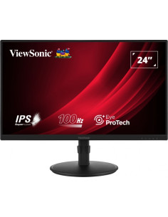 Viewsonic Monitor 24" VG2408A LED IPS FullHD - 16:9 - VGA, HDMI - DisplayPort - USB - Altavoces - Ajustable en Altura - Color N