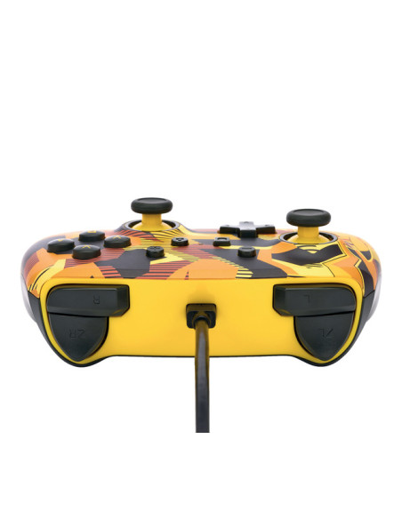 PowerA Mando con Cable Enhanced para Nintendo Switch - Camo Storm Pikachu