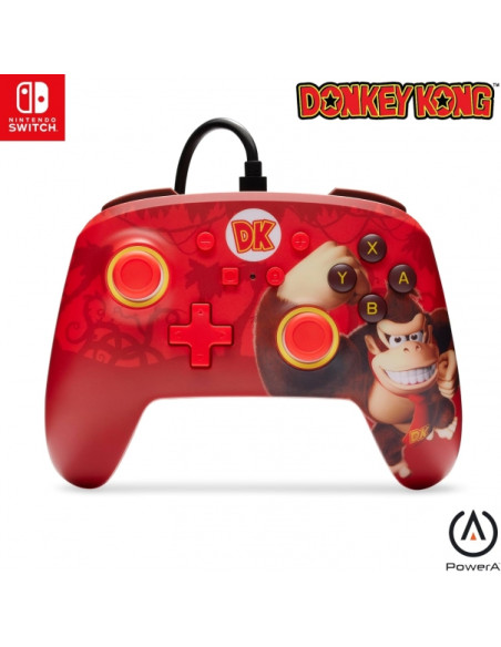 PowerA Mando con Cable Enhanced para Nintendo Switch - Donkey Kong Flex