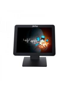 AVPos AVPos-T17 Monitor Tactil de 17 Pulgadas - Pantalla True Flat Capacitiva de 10 Puntos - 1280x1024 - 400CD/M2 - VGA - Color