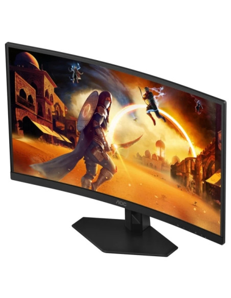 AOC G4 Monitor 27" Curvo 1500R LED Fast Va FullHD 280Hz HDR10 - Respuesta 1ms - Angulo de Vision 178  - HDMI, DisplayPort, Audi