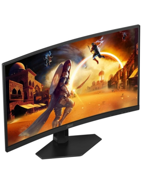 AOC G4 Monitor 27" Curvo 1500R LED Fast Va FullHD 280Hz HDR10 - Respuesta 1ms - Angulo de Vision 178  - HDMI, DisplayPort, Audi