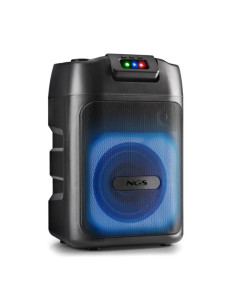 NGS Wild Club Altavoz Portatil 80W TWS Bluetooth 5.2 - Iluminacion Laser al Ritmo de la Musica - USB, TF y Aux In - Autonomia ha