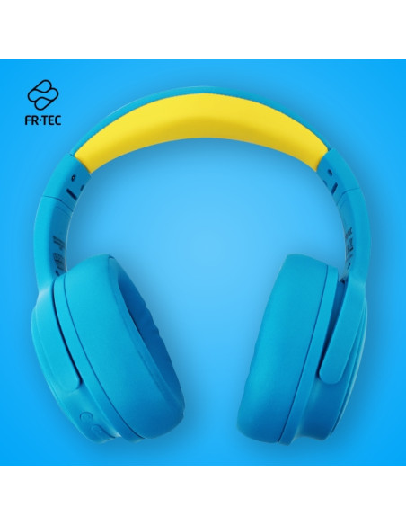 FR-TEC Looney Tunes Auriculares Gaming Bluetooth con Microfono Integrado - Limitacion de 85dB - Diadema Ajustable - Almohadillas