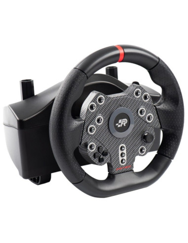 FR-TEC Grand Chelem Racing Wheel MKll Juego de Volante de Carreras + Pedales + Palanca de Cambios - Cambio de Marchas Reforzado