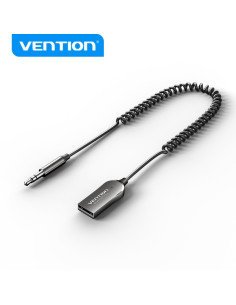 Vention USB Coche Bluetooth 5.4 Audio Receiver - Llamadas Manos Libres - Audio Hi-Fi - Emparejamiento Dual - Plug & Play - Color
