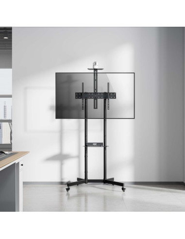 Aisens Soporte de Suelo ECO con Rueda - Bandeja...