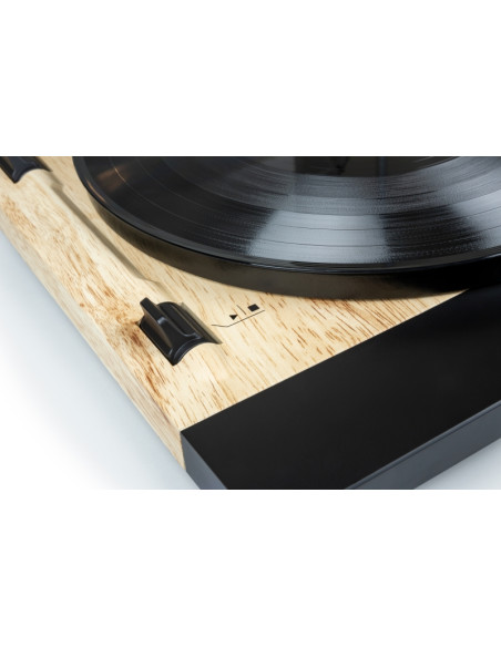 Thomson TT702 Giradiscos Preamplificado Premium - Conexion RCA  - Color Madera/Aluminio