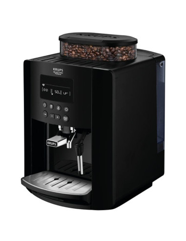 Cafetera Expreso Krups Arabica Display/ 1450W/ 15 Bares/ Negra