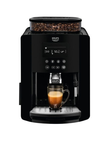 Cafetera Expreso Krups Arabica Display/ 1450W/ 15 Bares/ Negra
