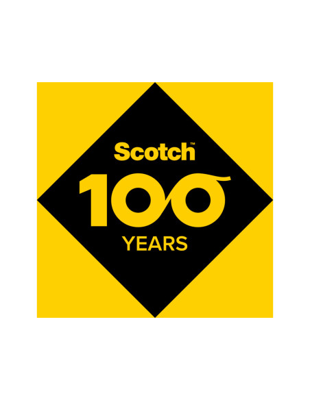 Cinta adhesiva scotch acordeon 33 mt x 19 mm pack de 8 unidades