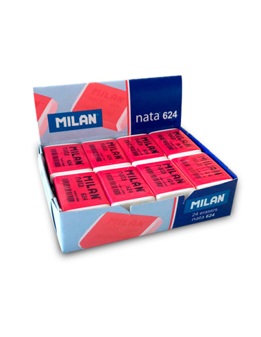 Goma de borrar milan 624 unidad