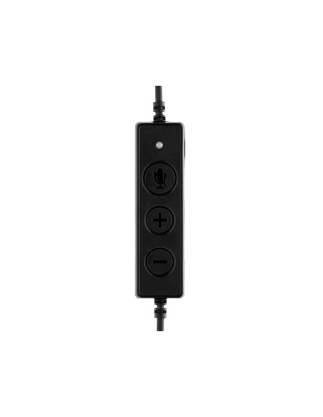 Auricular mediarange biaural diadema con microfono cable 2 mt