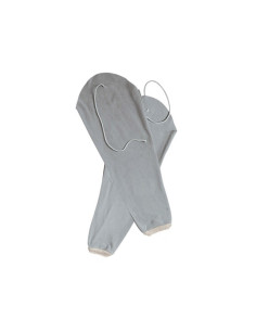 Manguito para soldador faru cuero al cromo puño elastico y cordon sujecion superior 2