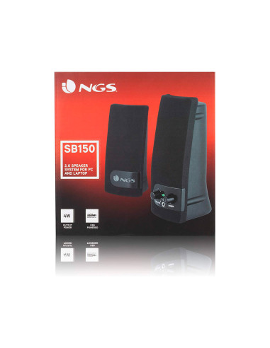 Altavoz ngs multimedia 2.0 rms 2w alimentacion...
