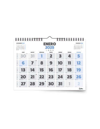 Calendarios liderpapel 2025 expositor podio de...