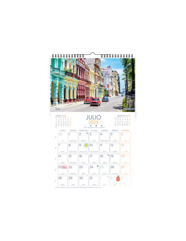 Calendarios liderpapel 2025 expositor podio de...