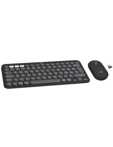 Teclado y Ratón Inalámbricos Logitech Pebble 2...
