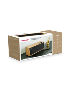 Thomson WS702 Sistema Estereo 2.1 - Bluetooth - Potencia Musical 150W - Color Madera
