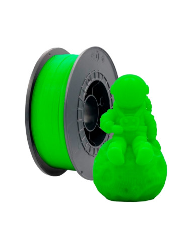 Filamento 3D PLA - Diametro 1.75mm - Bobina 1kg - Color Verde Fluorescente