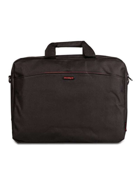 NGS Enterprise Maletin para Portatil 15.6" - Acolchado Interior - 2 Compartimentos y Bolsillo Exterior - Color Negro