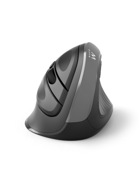 Ewent Raton Inalambrico 2.4hz - Receptor USB-A - DPI Seleccionable 800-1200-2400dpi - 1 Bateria AA (Incluida) - Color Negro/Gris