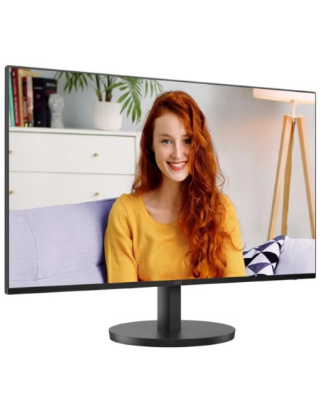AOC Monitor 23.8" LED IPS FullHD 1080p 100Hz - Respuesta 1ms - Angulo de Vision 178  - Altavoces Incorporados - HDMI, VGA, Audi