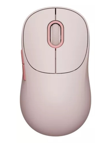 Xiaomi Wireless Mouse 3 Raton Inalambrico con Adaptador de 2.4GHz y Bluetooth 1200dpi - 5 Botones - Uso Diestro - Color Rosa