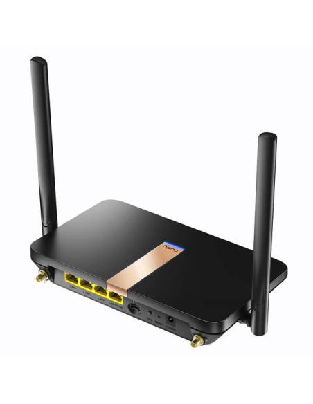 Cudy LT500D Router WiFi AC1200 4G LTE Doble Banda - 1x Puerto Wan 10/100Mbps y 3x Puertos Lan 10/100Mbps - 2x Antenas WiFi y 2x