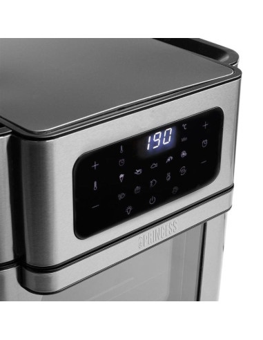 Mini Horno/ Freidora por Aire Princess Aerofryer 182065/ 1500W/ Capacidad 10L