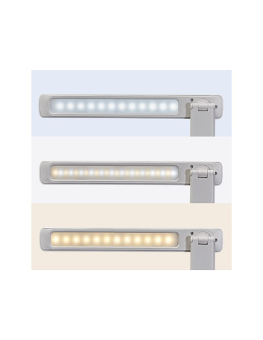 Lampara de escritorio maul sally led con bateria tres niveles intensidad color blanco