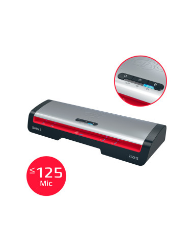 Plastificadora gbc 250hs office din a3 apagado automatico 2 rodillos hasta 125 micras
