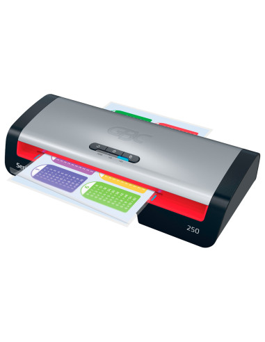 Plastificadora gbc 250 office din a4 apagado automatico 2 rodillos hasta 125 micras