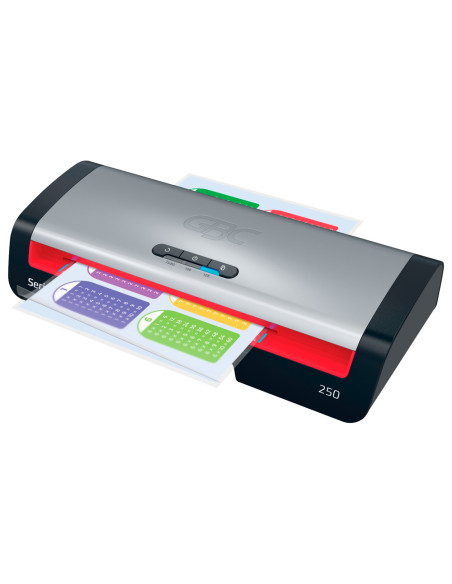 Plastificadora gbc 250 office din a4 apagado automatico 2 rodillos hasta 125 micras