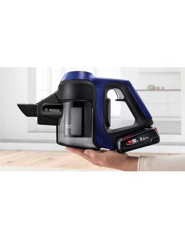 Aspirador Escoba con batería Bosch Serie 6 Unlimited Azul/ 18V/ Autonomía 30 Min