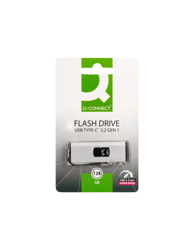 Memoria usb q-connect flash drive 128 gb 3.2 tipo c