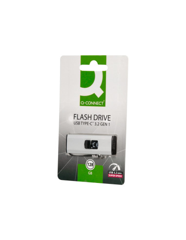Memoria usb q-connect flash drive 128 gb 3.2 tipo c