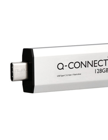 Memoria usb q-connect flash drive 128 gb 3.2 tipo c