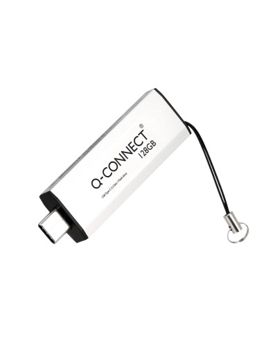 Memoria usb q-connect flash drive 128 gb 3.2 tipo c