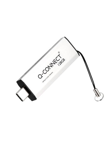 Memoria usb q-connect flash drive 128 gb 3.2 tipo c