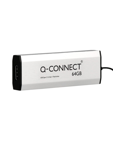 Memoria usb q-connect flash drive 64 gb 3.2 tipo c